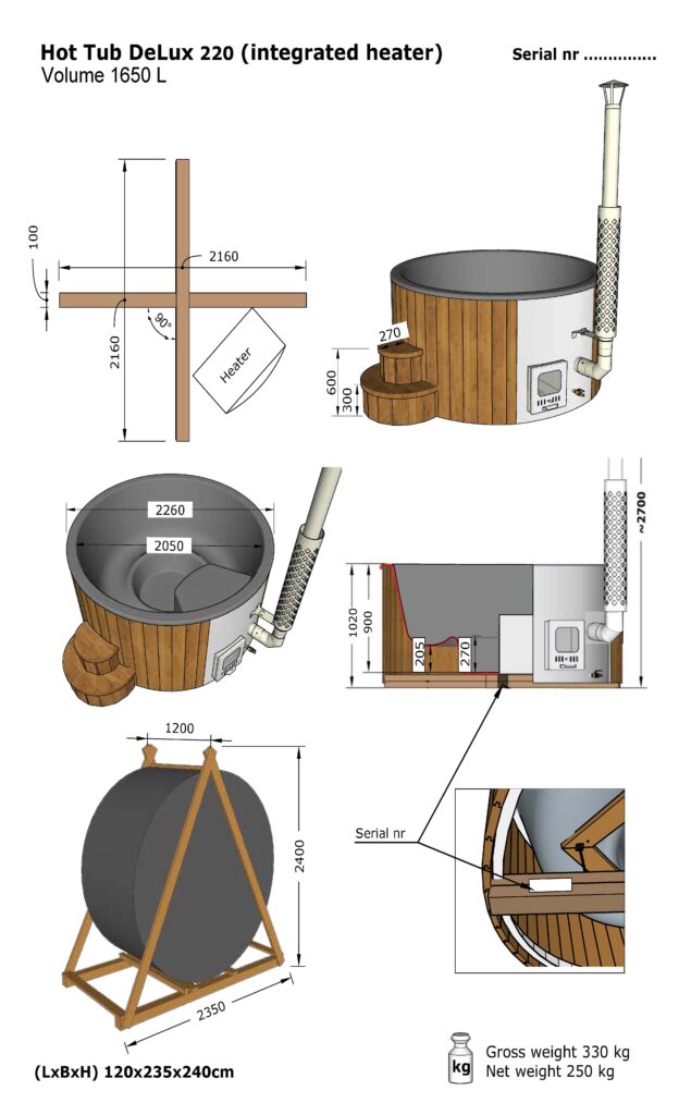 hot tube delux 220 integrated heater umara trepiga tooteleht